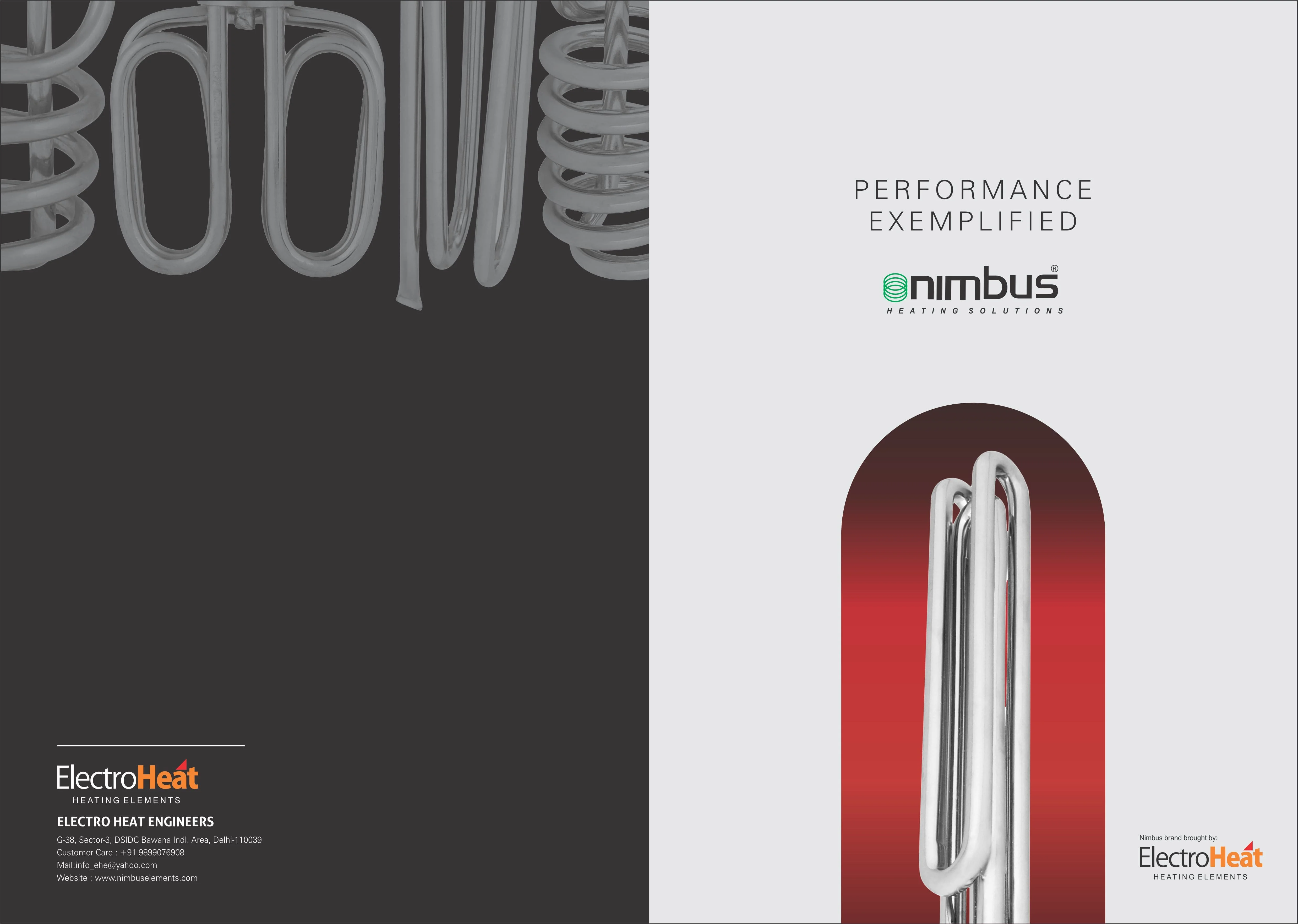 Nimbus Heating Solutions – Product Catalogue Design