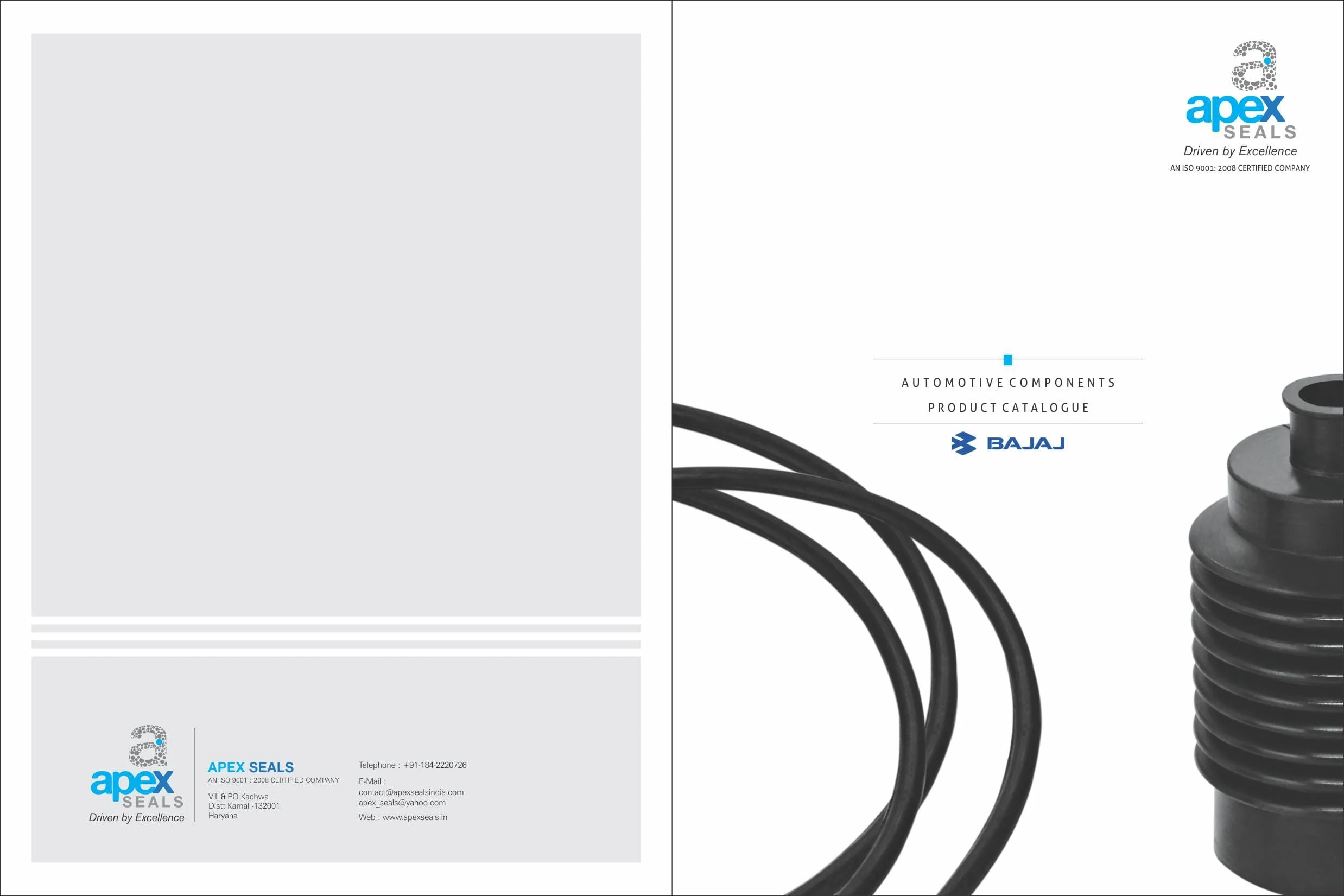 Apex Seals – Automotive Parts Catalogue Design