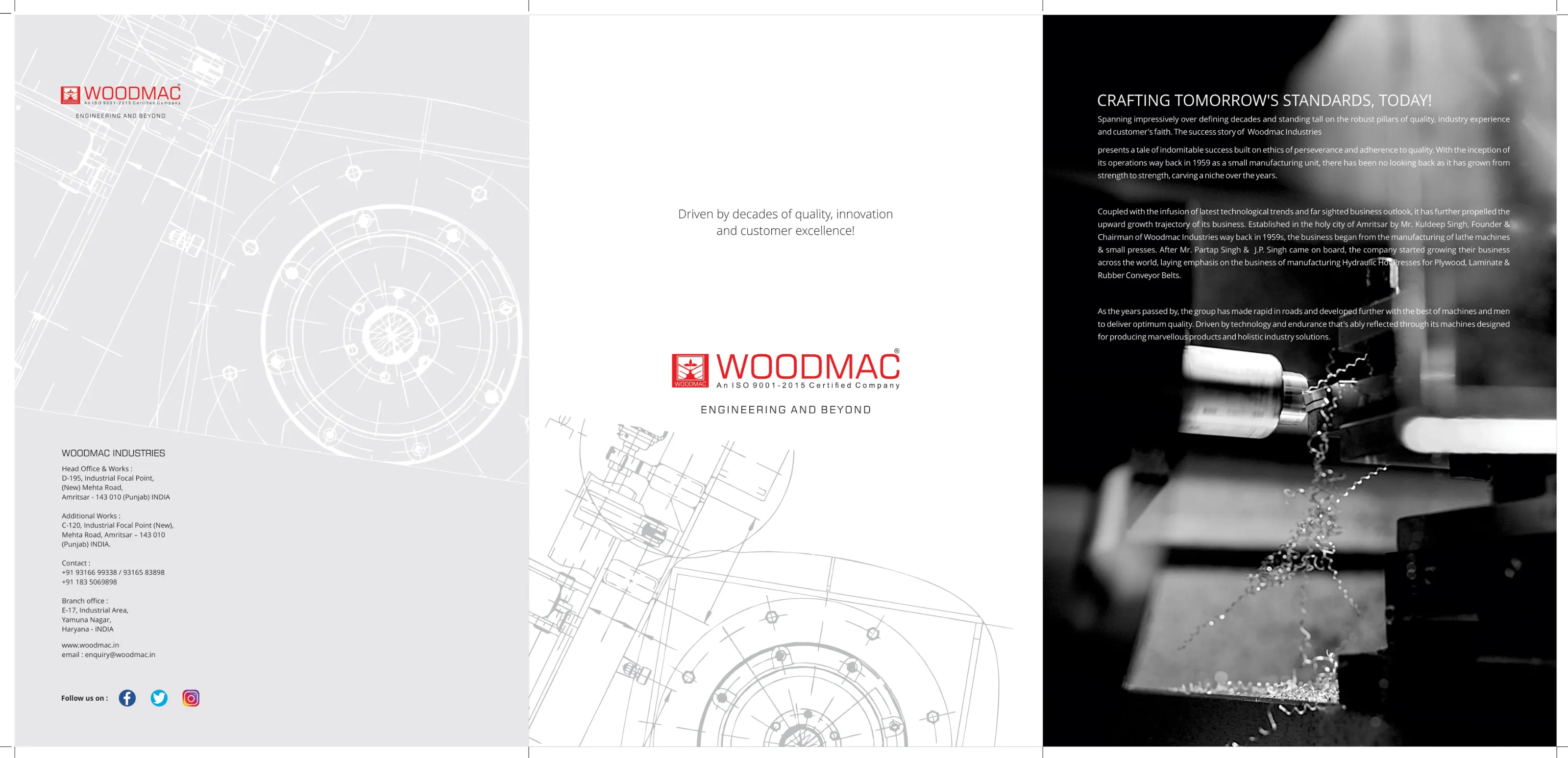 Woodmac Industries – Tri-fold Brochure Design