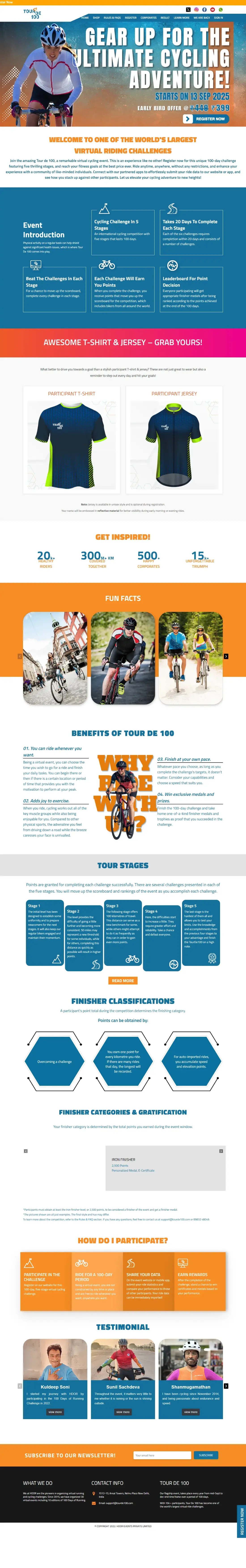 Tour de 100