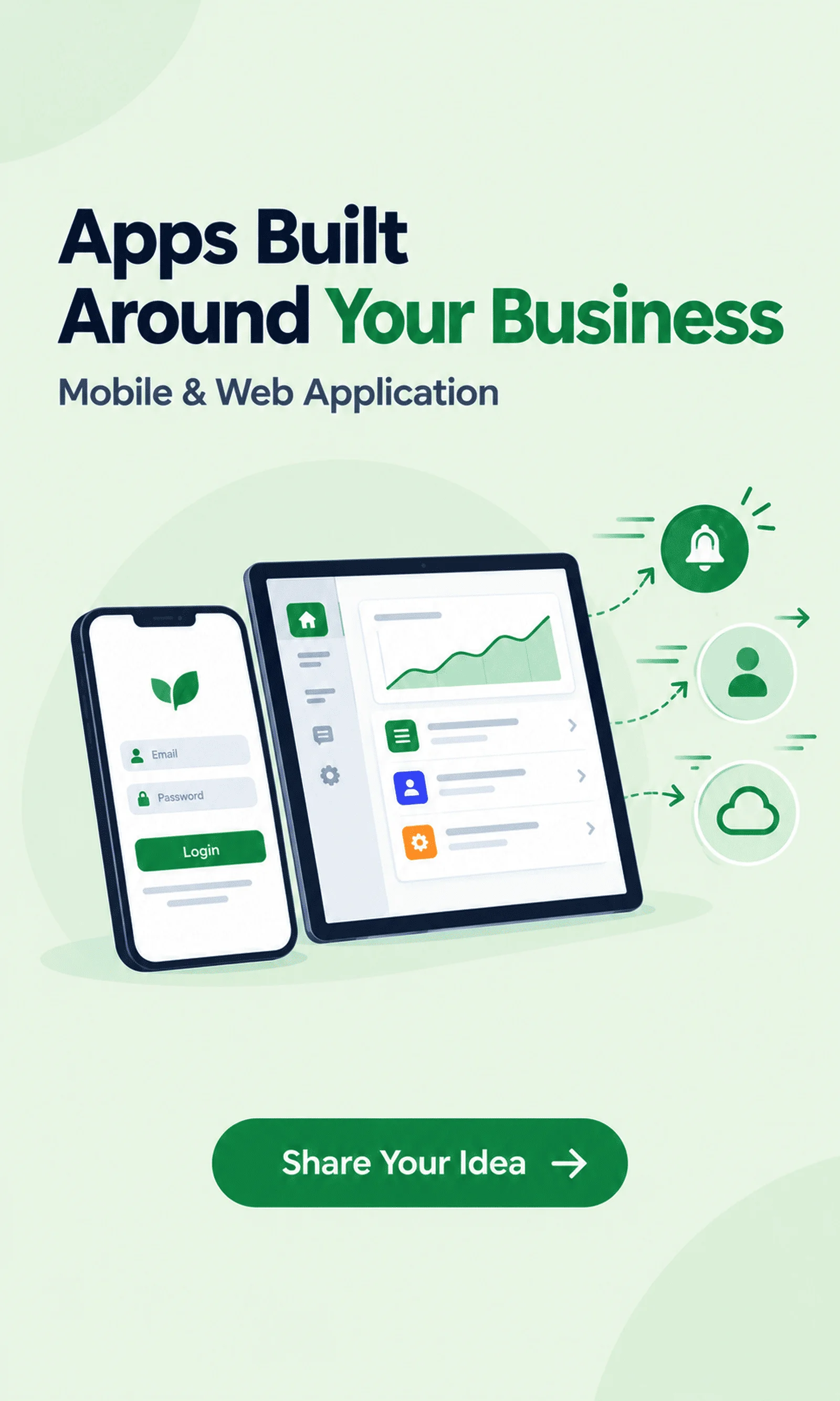 Apps built around your business – mobile and web application development
